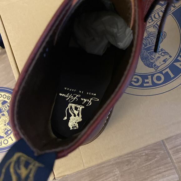 John Lofgren Glover Brogues Conceria 800 Vecchetta Leather Boots Size 11D - Picture 9 of 12